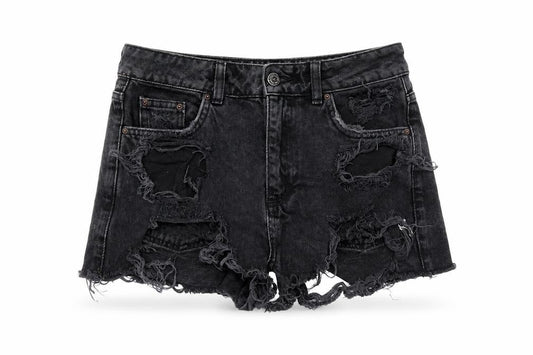 Womens UK Size 26 Topshop Regular Fit Cut-Off Shorts