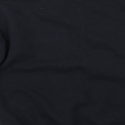 Mens UK Size M Gildan Black Pullover Hoodie