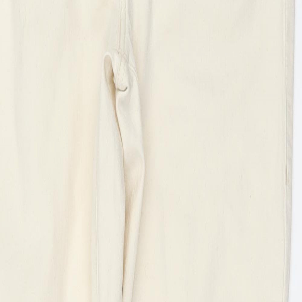 Womens UK Size 30 in Preworn Regular Fit Skinny Ivory Jeans