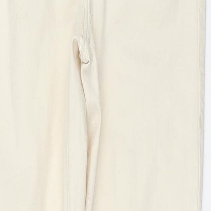 Womens UK Size 30 in Preworn Regular Fit Skinny Ivory Jeans