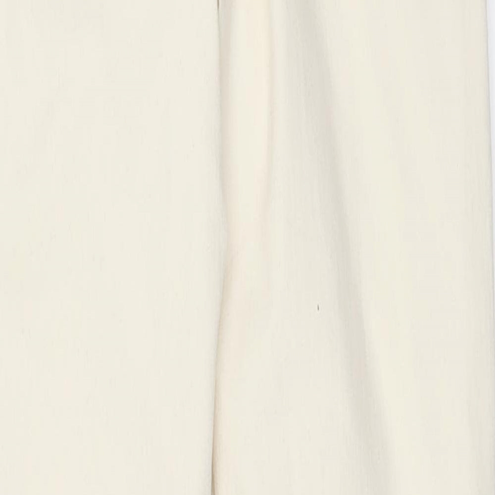 Womens UK Size 30 in Preworn Regular Fit Skinny Ivory Jeans