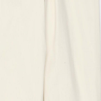 Womens UK Size 30 in Preworn Regular Fit Skinny Ivory Jeans