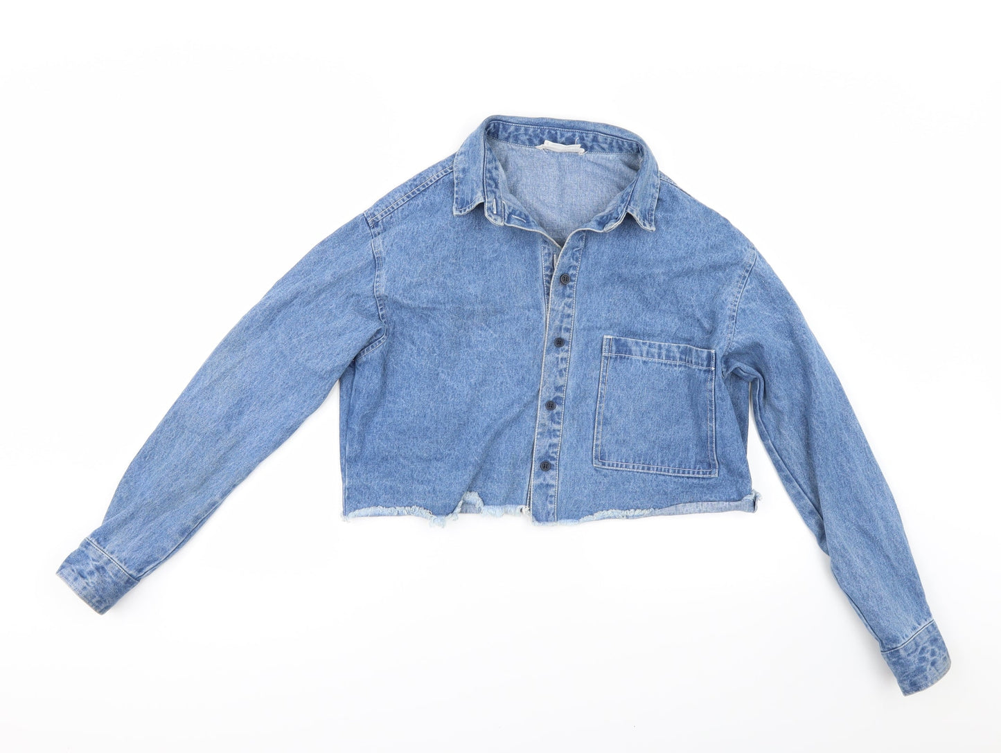 Native Youth Womens Blue  Denim Jacket  Size XS
