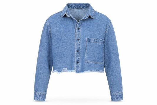 Native Youth Womens Blue  Denim Jacket  Size XS