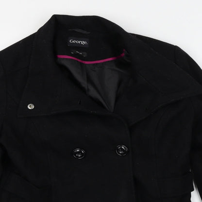 George Womens Black   Jacket Coat Size 12