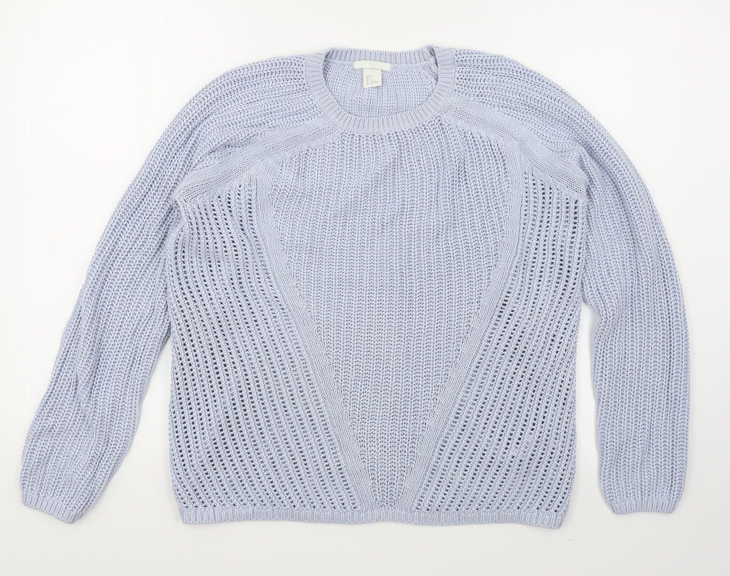 H&M Womens Blue   Pullover Jumper Size S