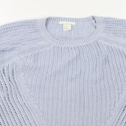 H&M Womens Blue   Pullover Jumper Size S