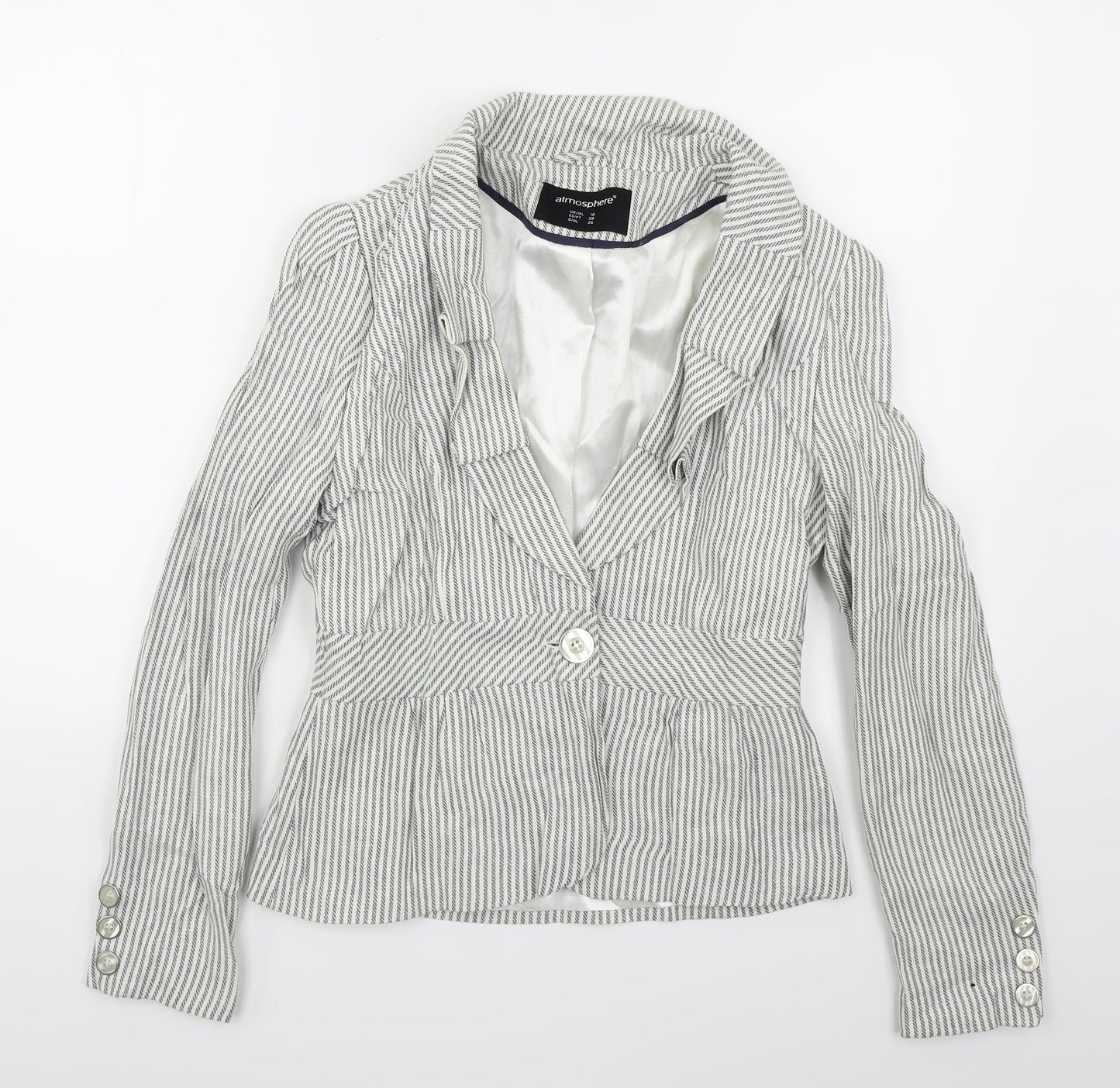 Womens UK Size 10 Atmosphere Blue Jacket