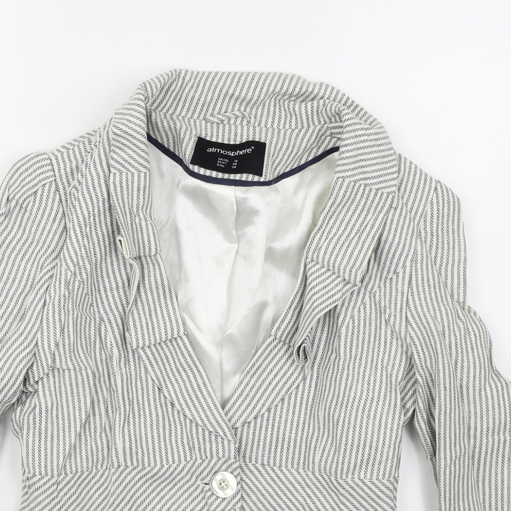Womens UK Size 10 Atmosphere Blue Jacket