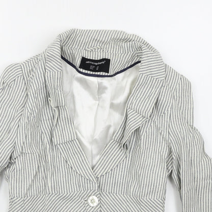 Womens UK Size 10 Atmosphere Blue Jacket
