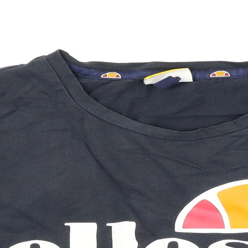 ellesse Womens Black   Cropped T-Shirt Size 4