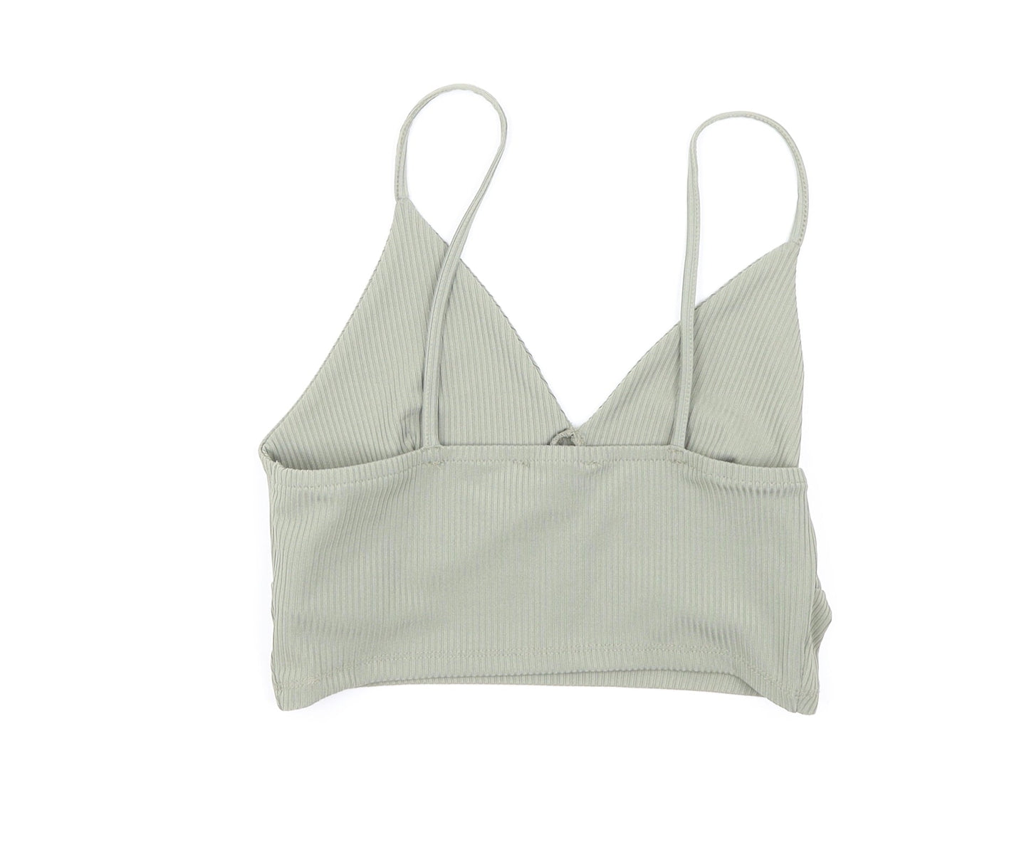 Primark Womens Green   Camisole T-Shirt Size S  - Cropped