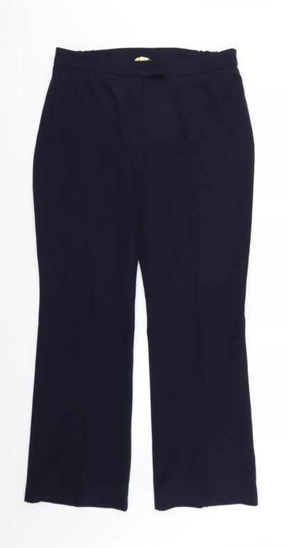 Womens UK Size 16 Agenda Regular Fit  Blue Trousers