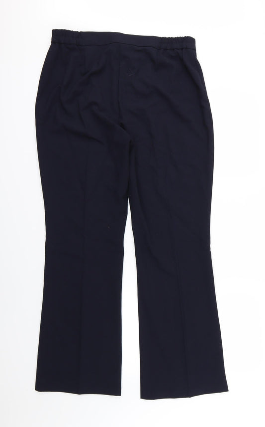 Womens UK Size 16 Agenda Regular Fit  Blue Trousers