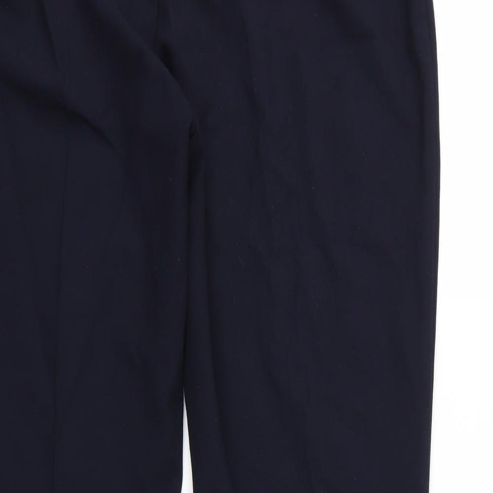 Womens UK Size 16 Agenda Regular Fit  Blue Trousers