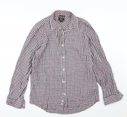 F&F Mens Multicoloured Striped Jersey  Button-Up Size M