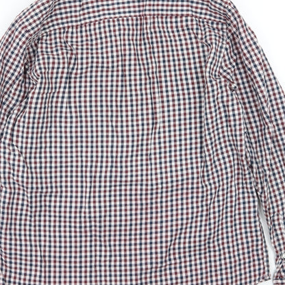 F&F Mens Multicoloured Striped Jersey  Button-Up Size M