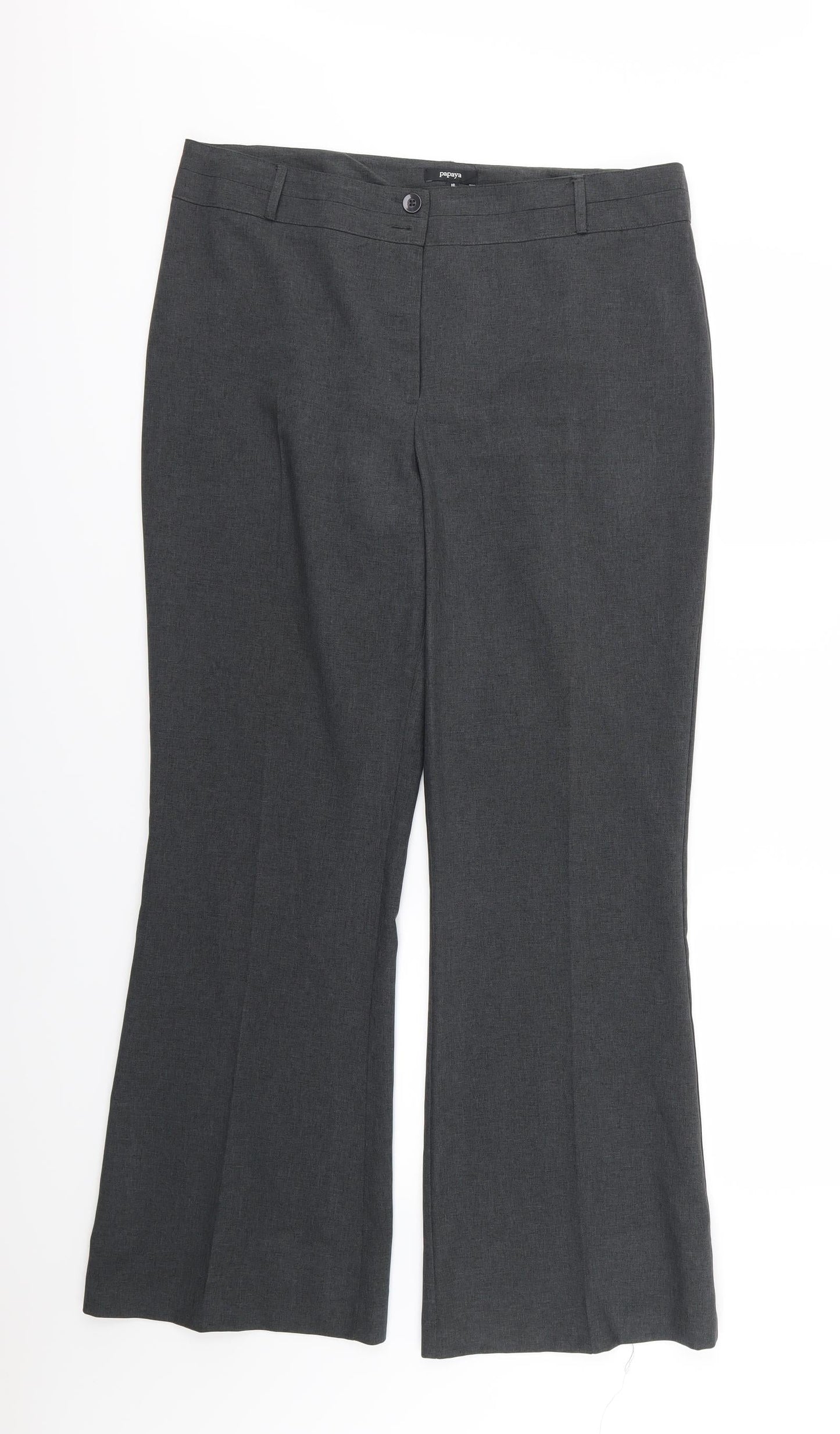 Womens UK Size 16 Papaya Regular Fit  Grey Trousers