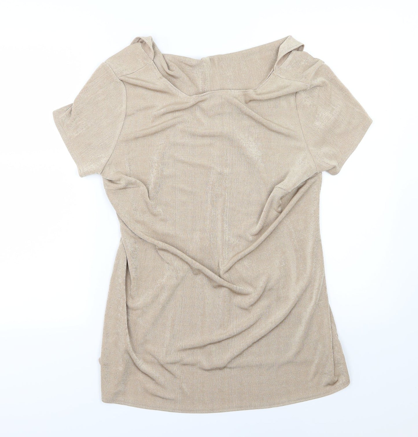 Kaleidoscope Womens Beige   Basic Blouse Size 16