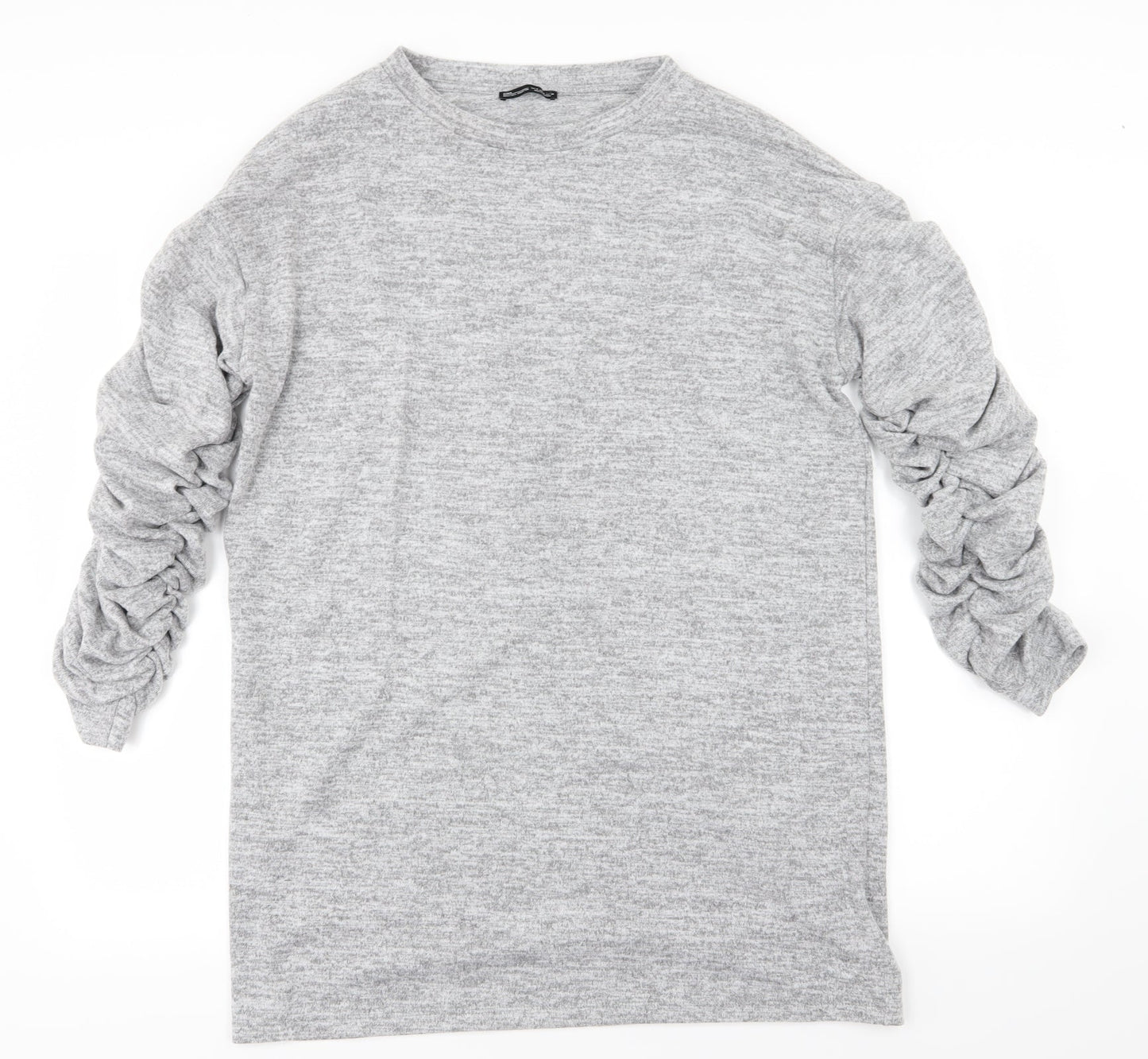 Zara Womens Grey  Jersey Pullover Jumper Size S