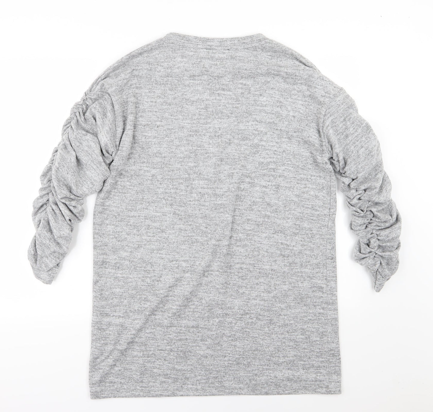Zara Womens Grey  Jersey Pullover Jumper Size S