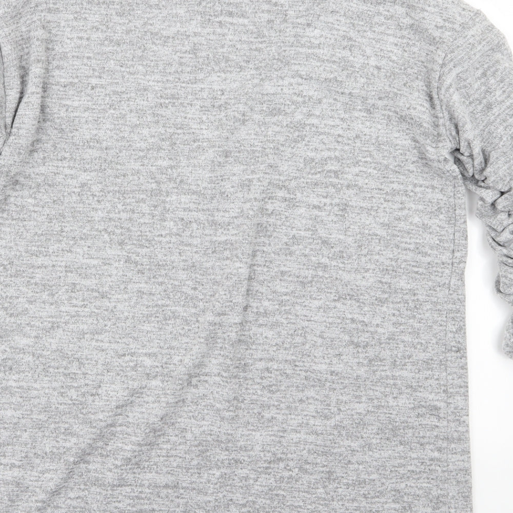 Zara Womens Grey  Jersey Pullover Jumper Size S