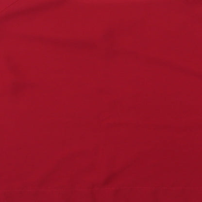 Womens UK Size 8 New Look Red Cropped Blouse
