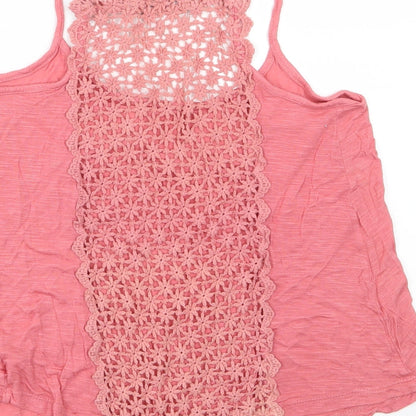 Primark Womens Pink  Jersey Basic Tank Size 12