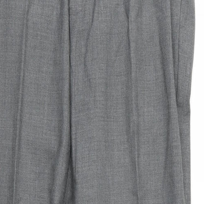 Preworn Mens Grey  Rayon Trousers  Size 34 L30 in