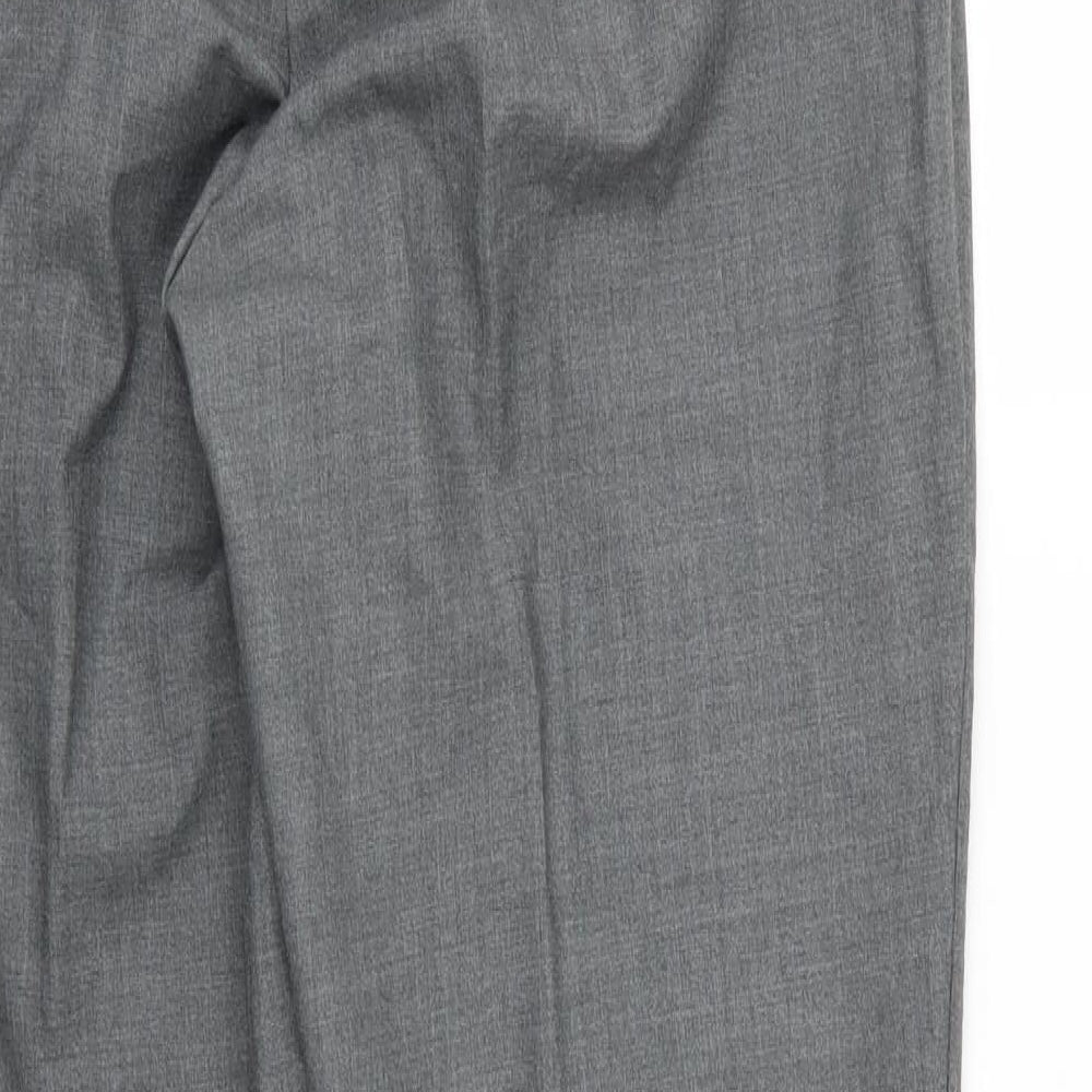 Preworn Mens Grey  Rayon Trousers  Size 34 L30 in