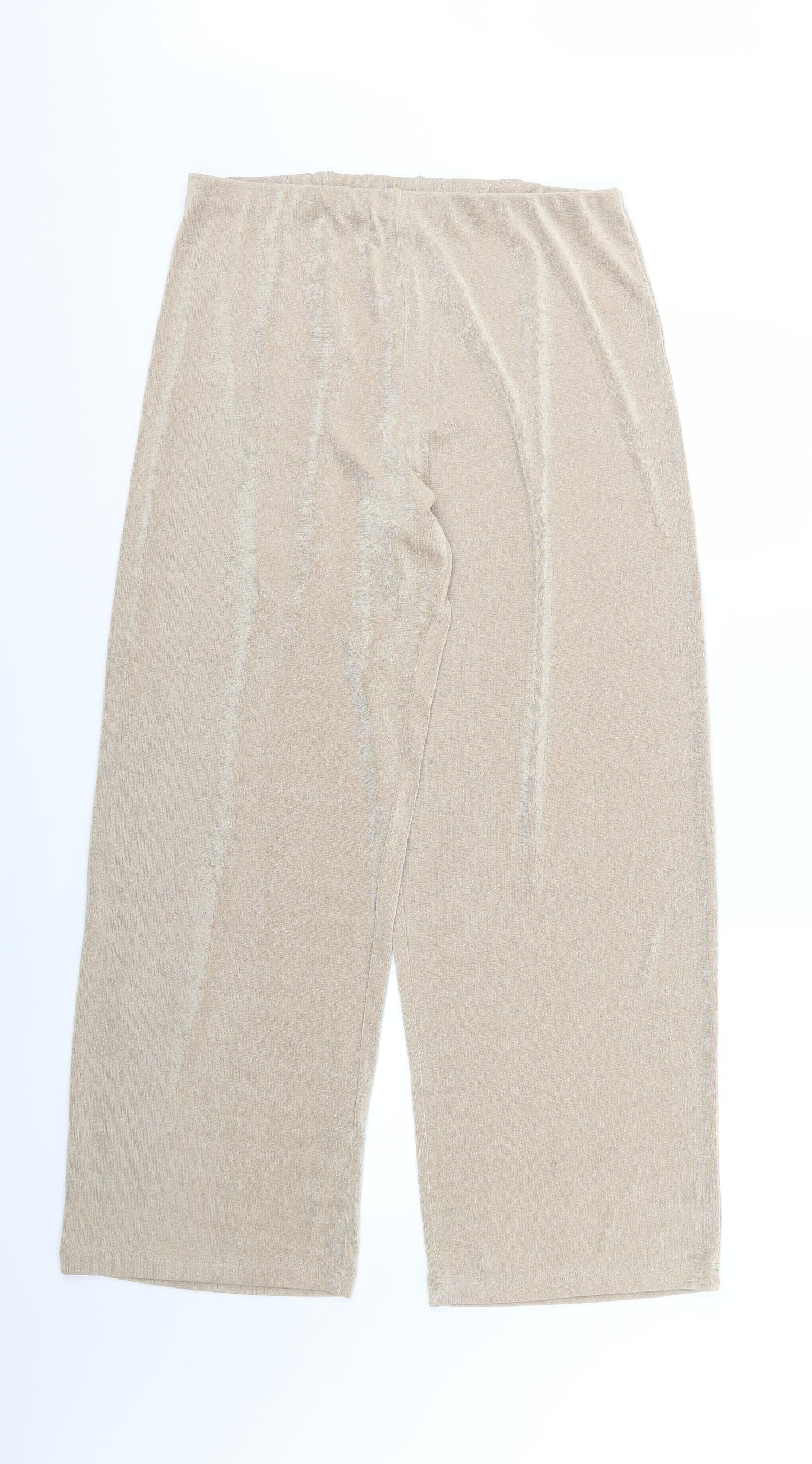 Kaleidoscope Womens Beige   Trousers  Size 16 L29 in