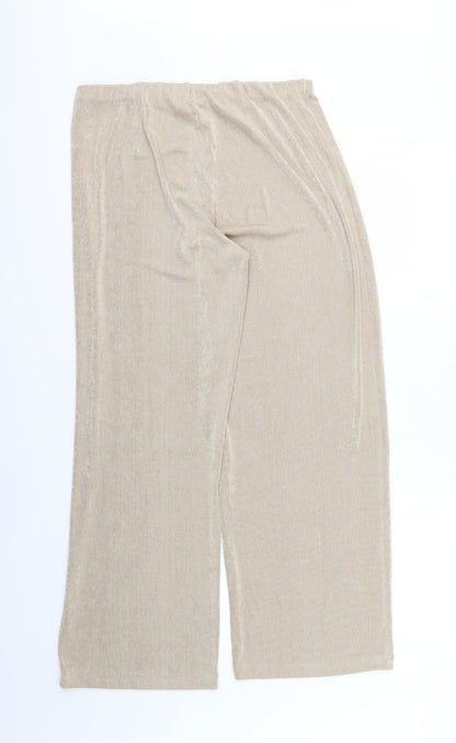 Kaleidoscope Womens Beige   Trousers  Size 16 L29 in