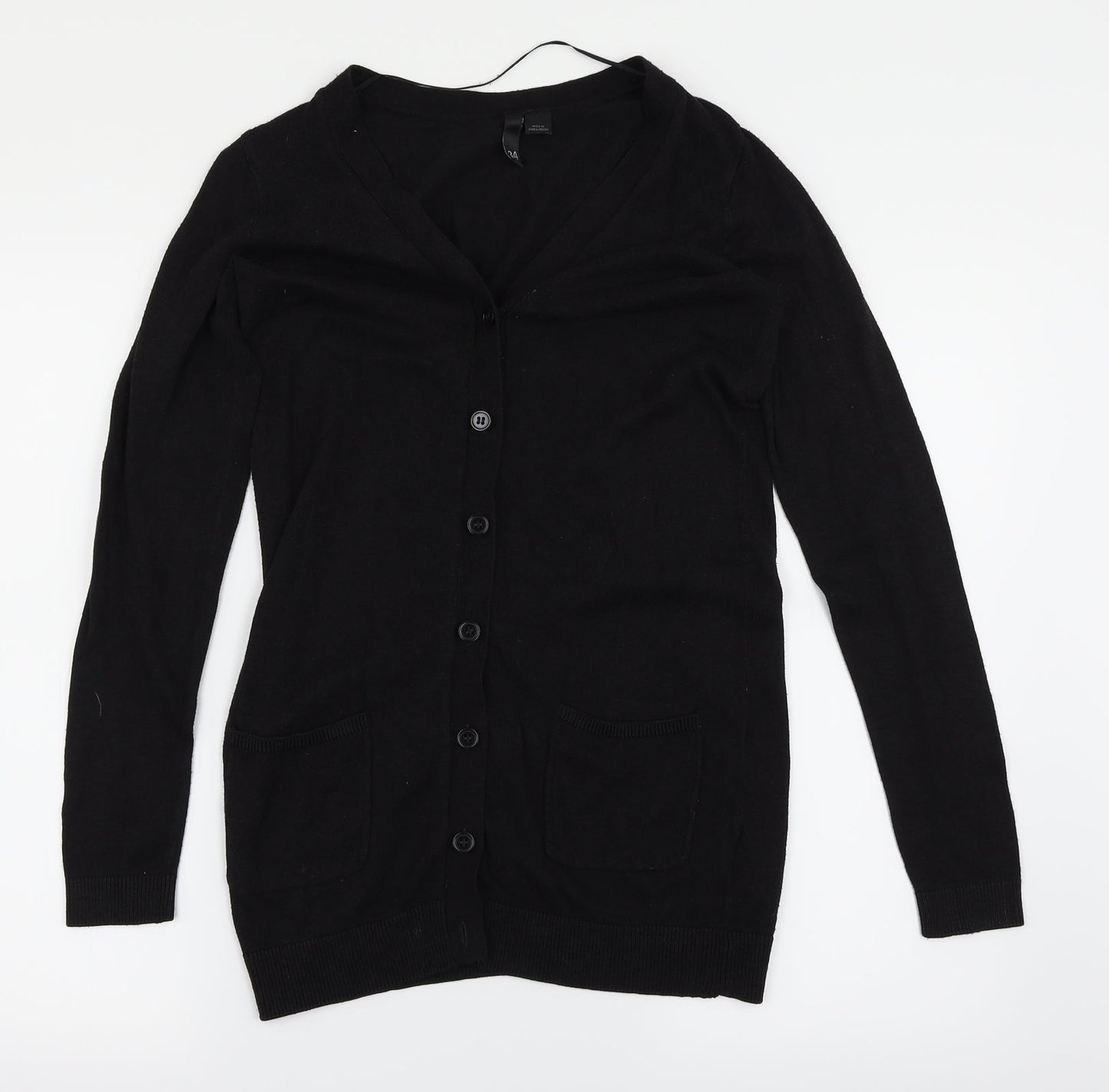 H&M Womens Black   Cardigan Jumper Size 6
