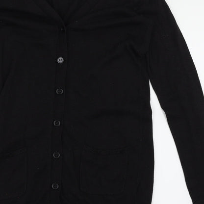 H&M Womens Black   Cardigan Jumper Size 6