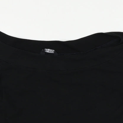 Womens UK Size 14 Select Black Basic T-Shirt