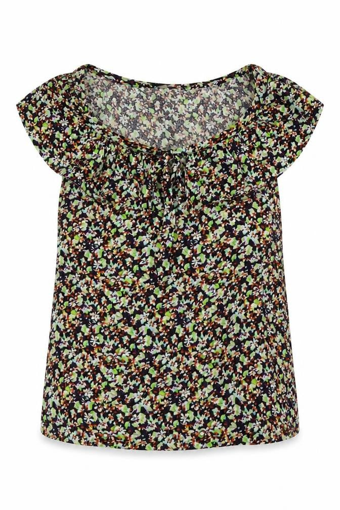 Womens UK Size 10 Topshop Multicoloured Basic Blouse