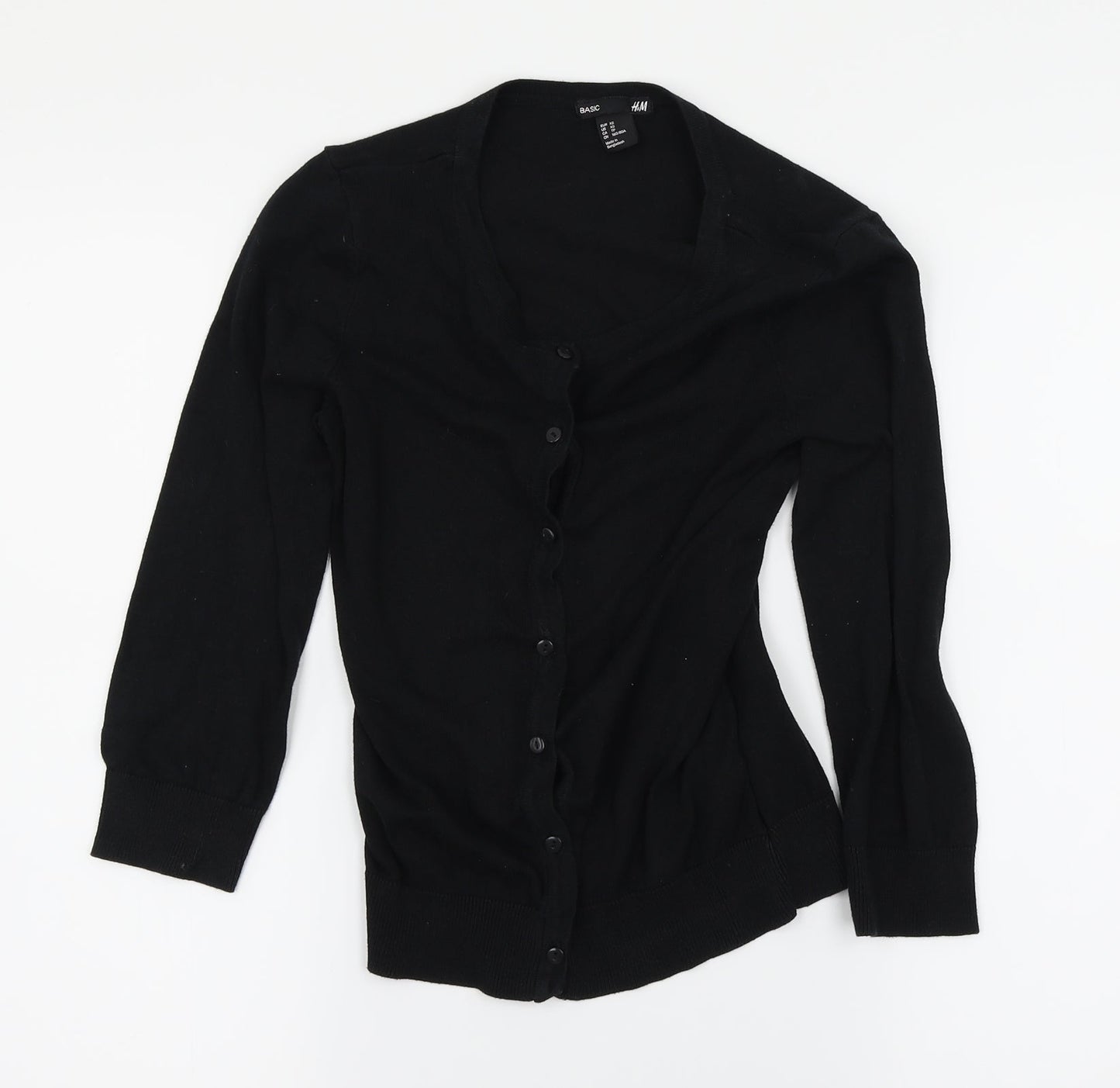 H&M Womens Black   Cardigan Jumper Size 4