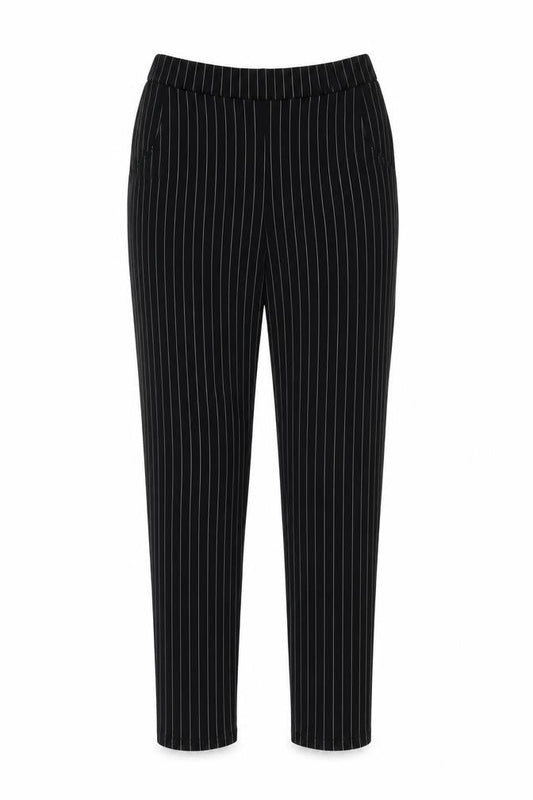 Womens UK Size 10 PRETTYLITTLETHING Regular Fit Dress Pants Black Trousers