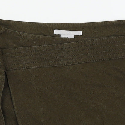 H&M Womens Green   Wrap Shorts Size 6