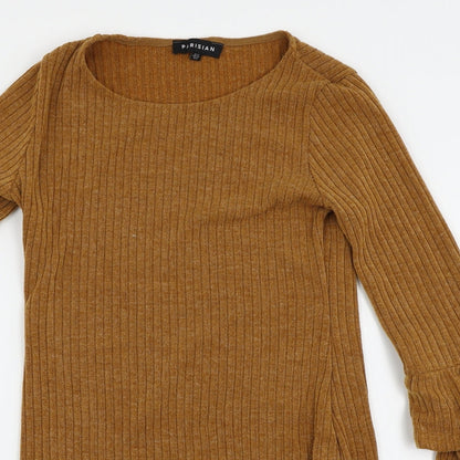 Parisian Womens Yellow   Pullover Jumper Size 12