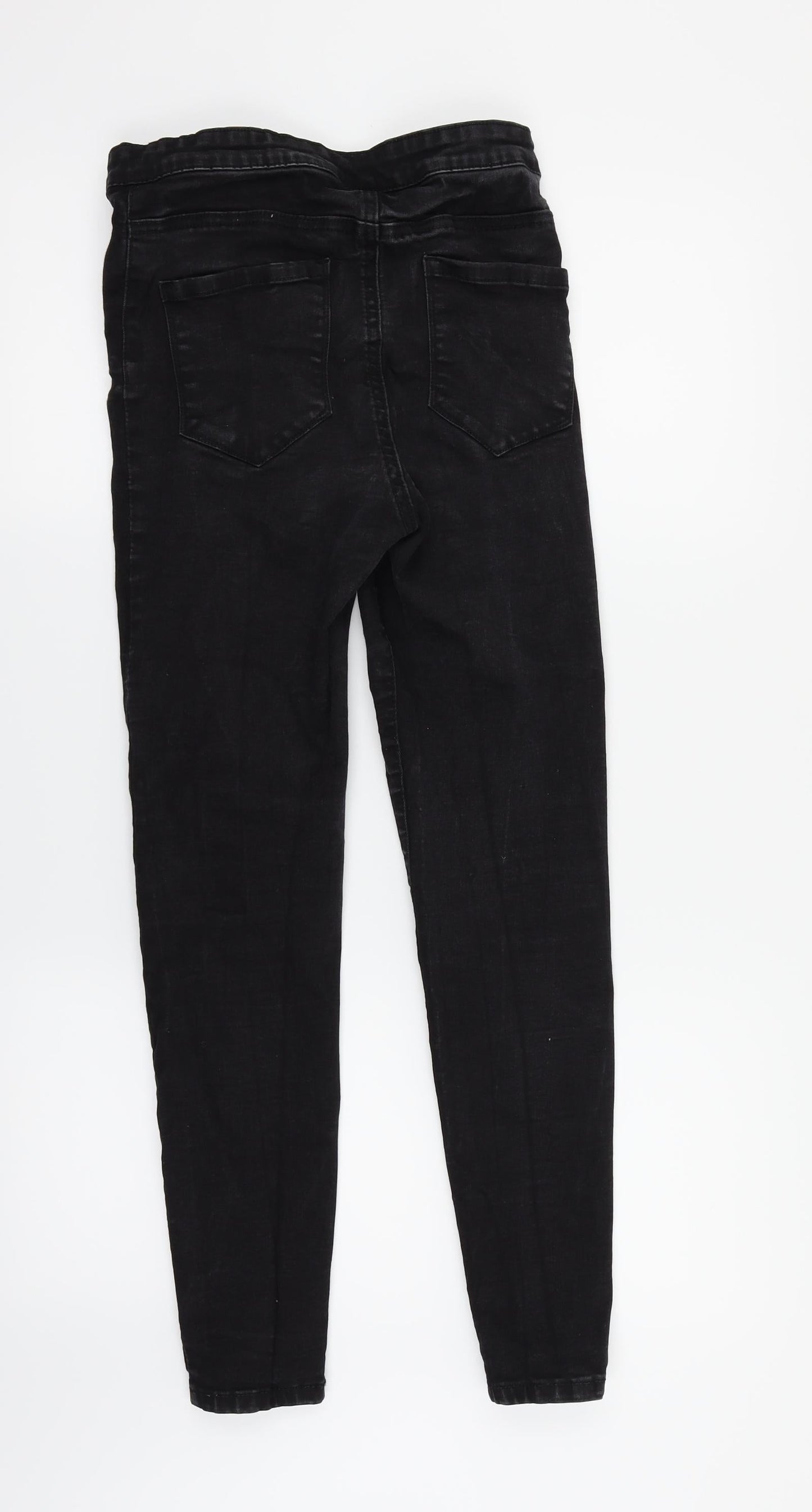 Denim & Co. Womens Black   Skinny Jeans Size 12 L30 in