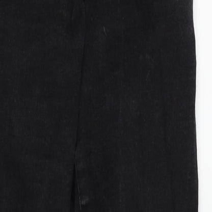 Denim & Co. Womens Black   Skinny Jeans Size 12 L30 in