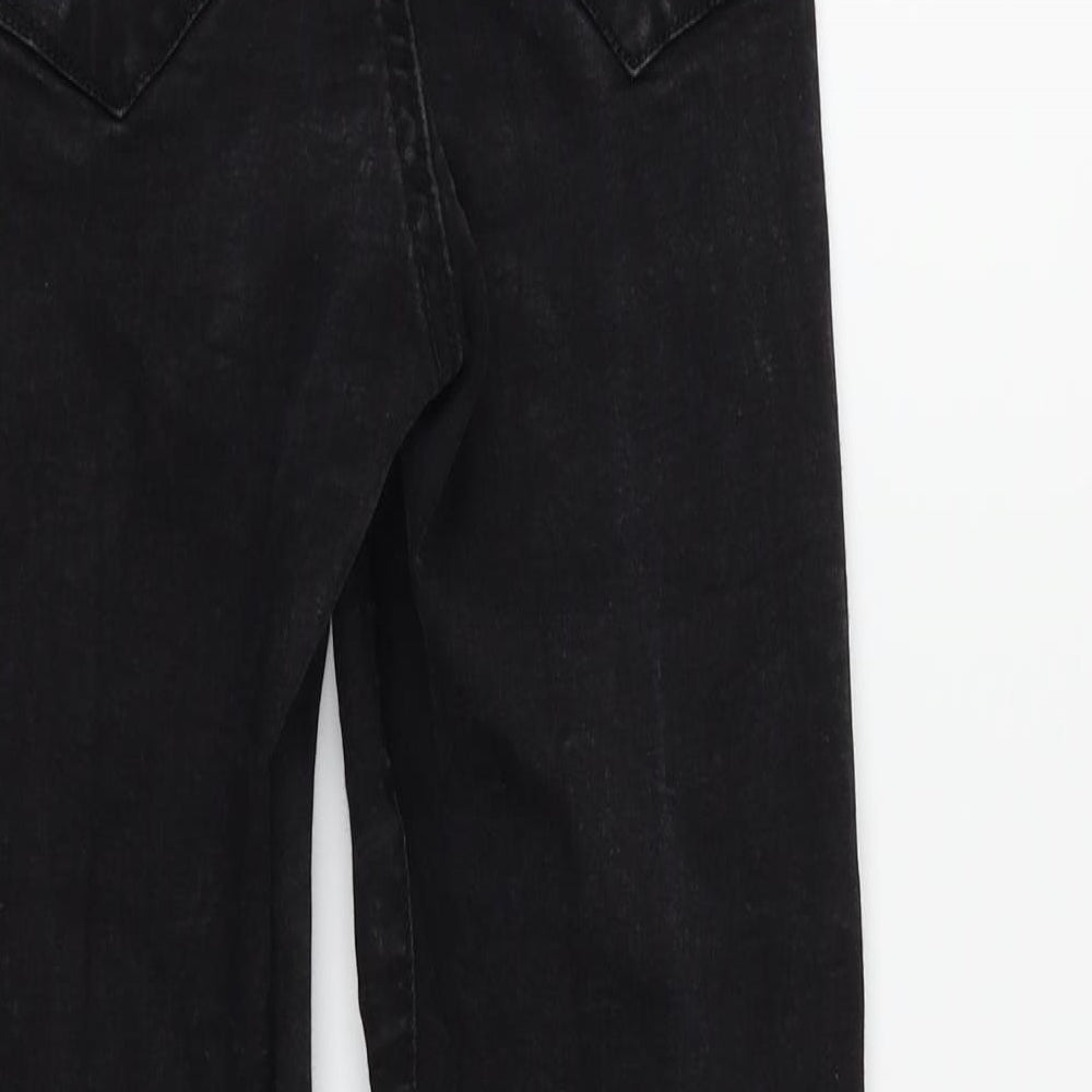 Denim & Co. Womens Black   Skinny Jeans Size 12 L30 in