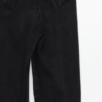 Denim & Co. Womens Black   Skinny Jeans Size 12 L30 in