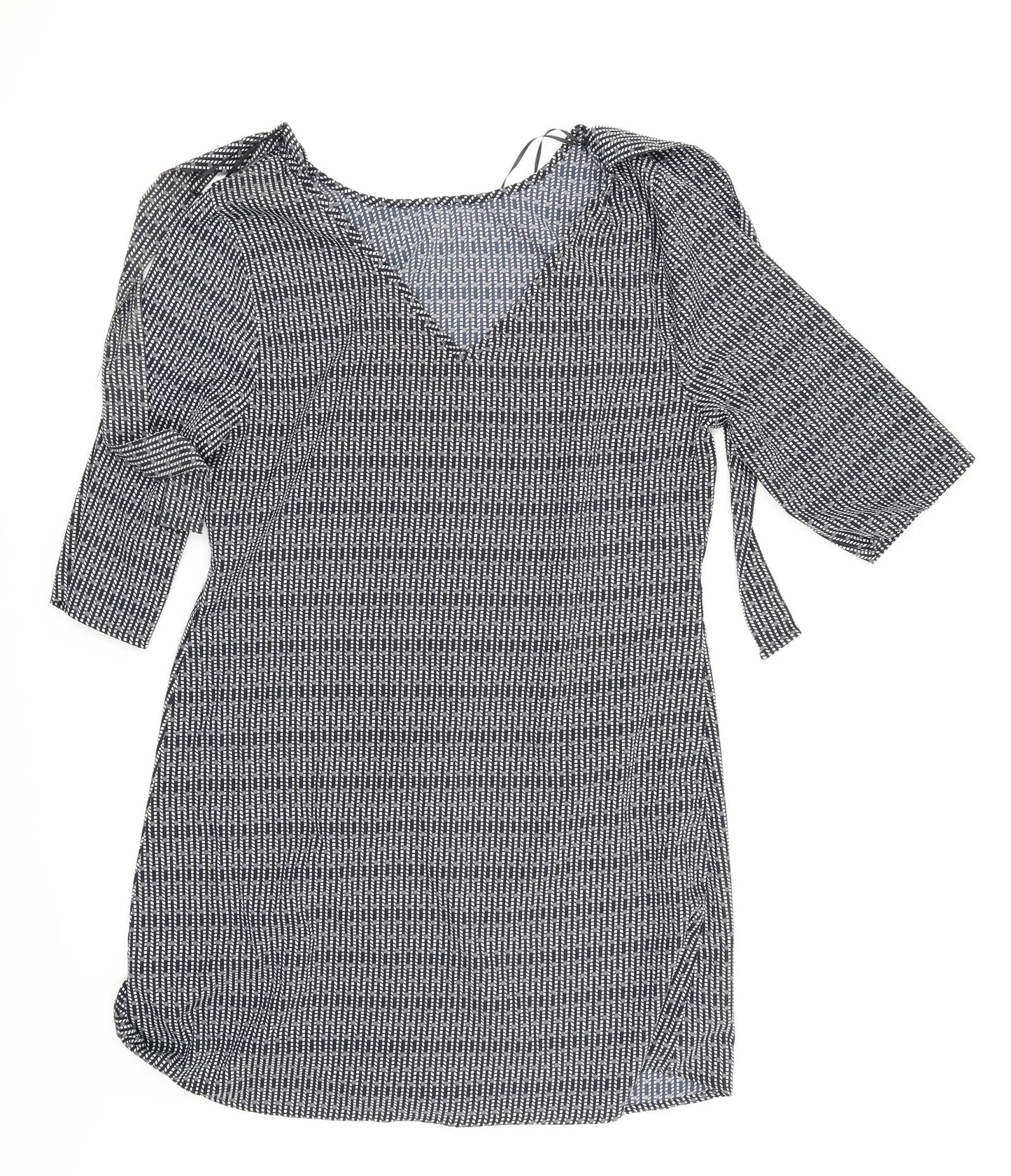 Matalan Womens Blue Paisley  Basic Blouse Size 12