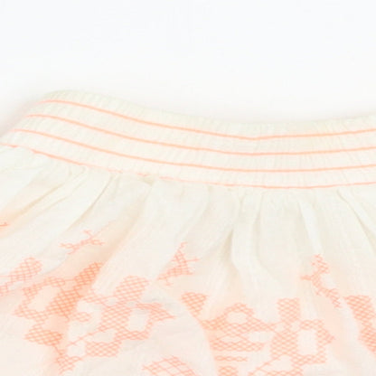 Nutmeg Girls White   Flare Skirt Size 12-18 Months