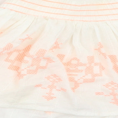 Nutmeg Girls White   Flare Skirt Size 12-18 Months