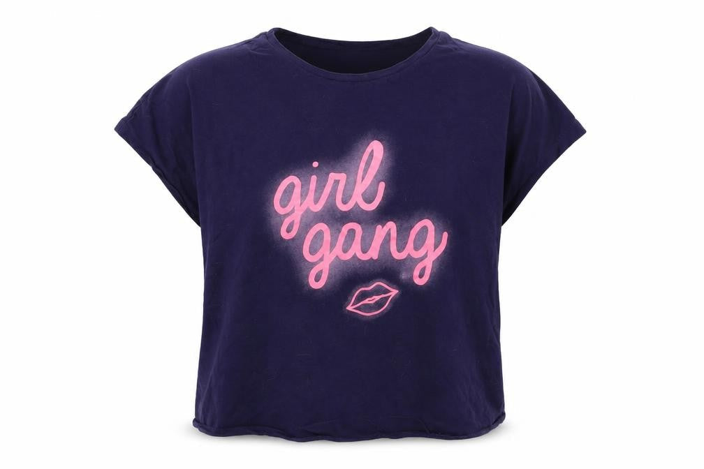 Womens UK Size 10 ASOS Blue Basic T-Shirt