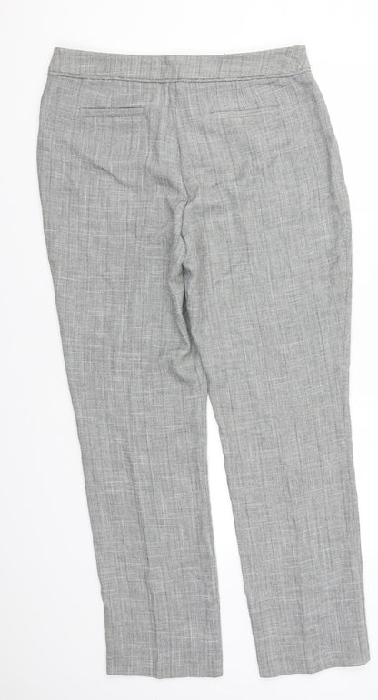 Womens UK Size 33 in Preworn Regular Fit  Grey Trousers