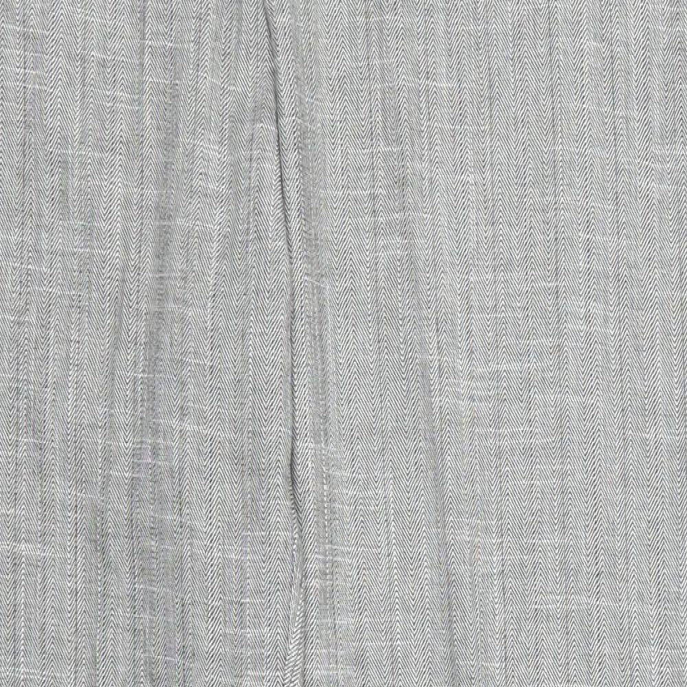 Womens UK Size 33 in Preworn Regular Fit  Grey Trousers
